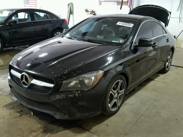 WDDSJ4GB5EN089309 - 2014 MERCEDES-BENZ CLA 250 4M BLACK photo 2