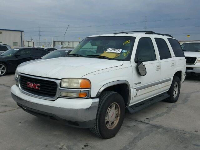 1GKEK13Z22J177098 - 2002 GMC YUKON WHITE photo 2