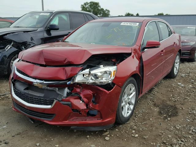 1G11C5SL0EF227122 - 2014 CHEVROLET MALIBU 1LT წითელი ფოტო 2