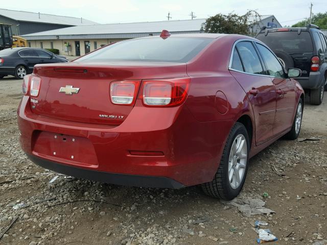 1G11C5SL0EF227122 - 2014 CHEVROLET MALIBU 1LT წითელი ფოტო 4