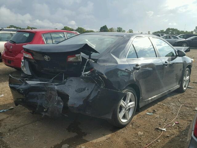 4T1BF1FK3DU713183 - 2013 TOYOTA CAMRY L BLACK photo 4