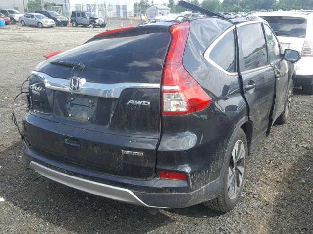 5J6RM4H91GL039348 - 2016 HONDA CR-V TOURI BLACK photo 4