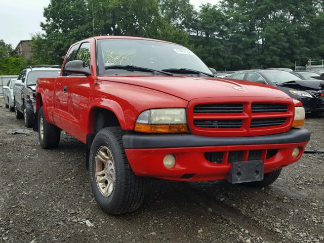 1B7GG32X02S514606 - 2002 DODGE DAKOTA SPO RED photo 1