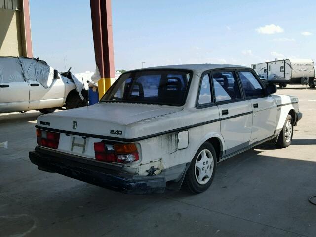 YV1AS8808N1463629 - 1992 VOLVO 240 BASE WHITE photo 4