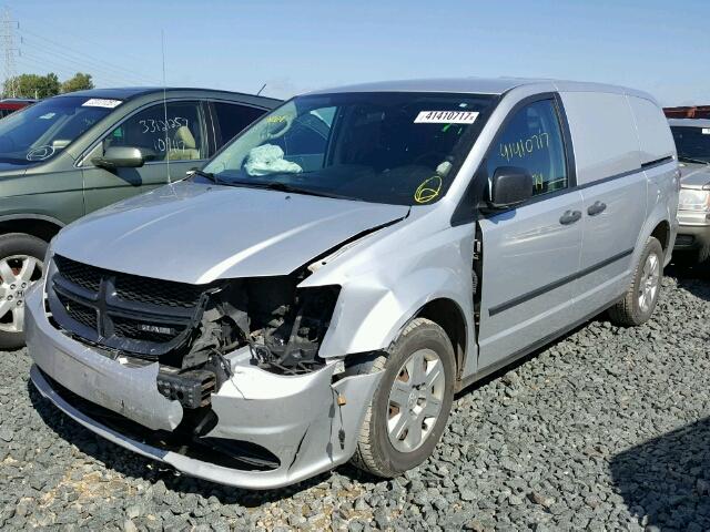 2C4RDGAG1CR359853 - 2012 DODGE RAM VAN SILVER photo 2