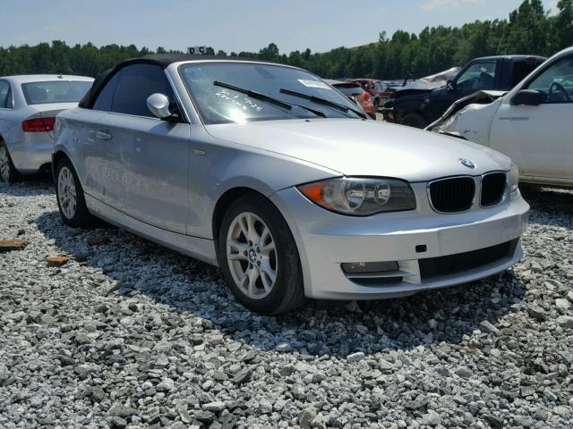 WBAUN13589VH81088 - 2009 BMW 128 I SILVER photo 1