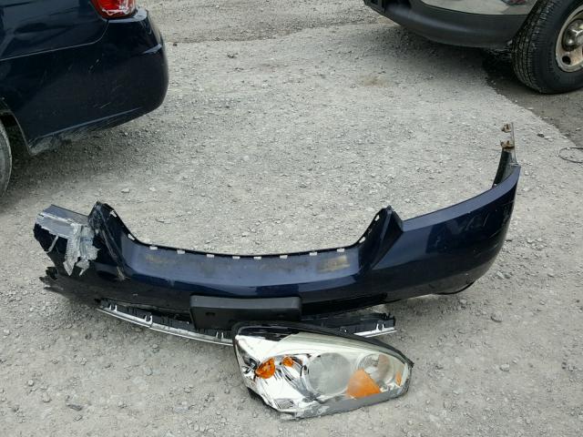 1G1ZS58F07F184301 - 2007 CHEVROLET MALIBU LS Көк фото 9