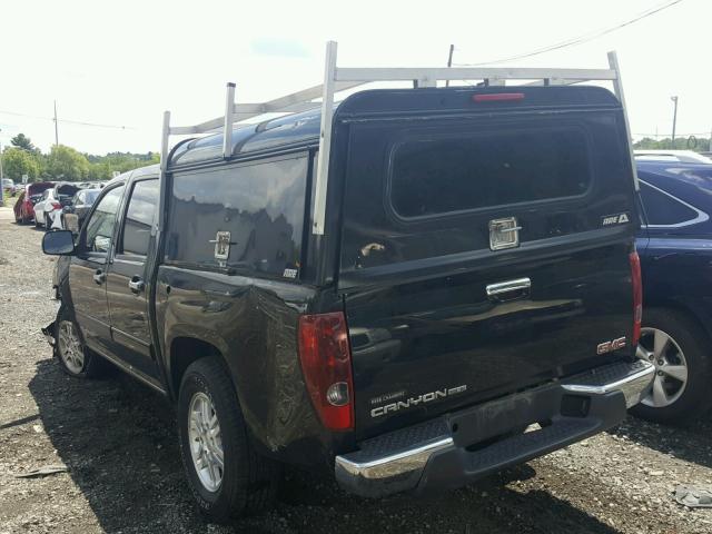 1GTJTCDE4A8133298 - 2010 GMC CANYON SLE BLACK photo 3