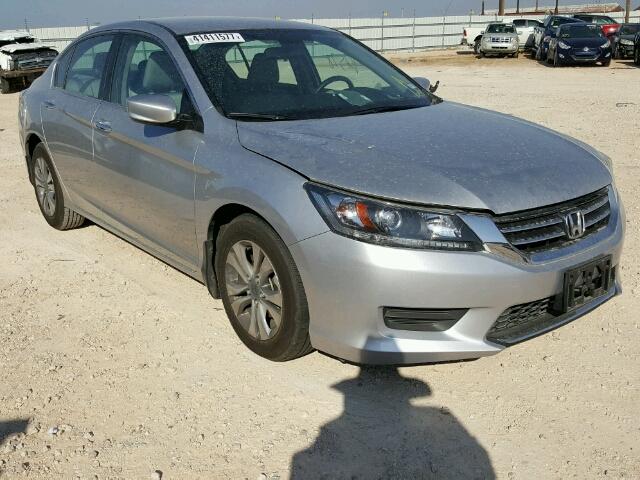 1HGCR2F34EA25365 - 2014 HONDA ACCORD LX GRAY photo 1