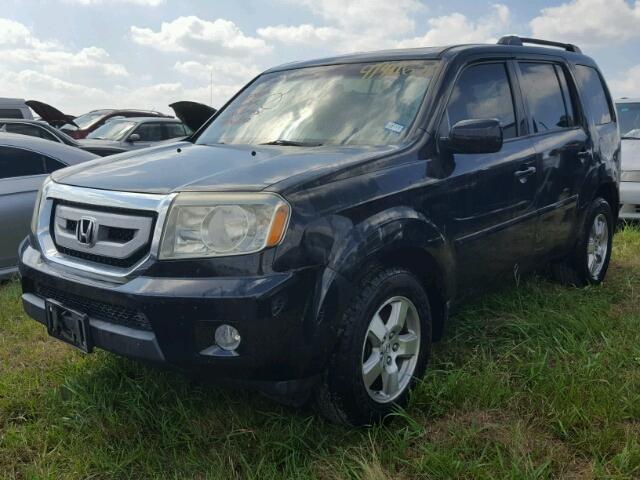 5FNYF38479B009206 - 2009 HONDA PILOT EX BLACK photo 2