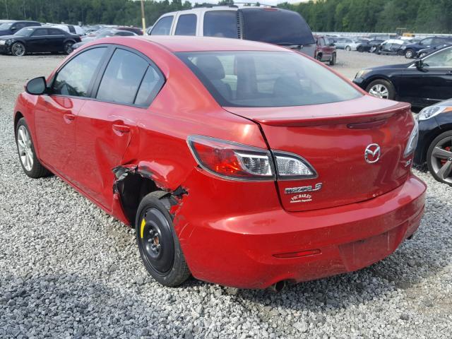 JM1BL1U53B1471231 - 2011 MAZDA 3 S RED photo 3