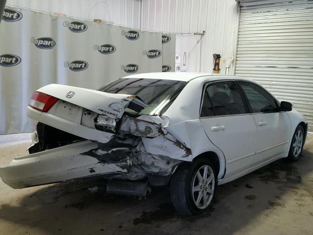 1HGCM66533A013610 - 2003 HONDA ACCORD EX WHITE photo 4