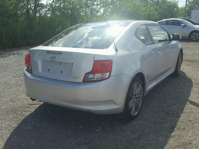 JTKJF5C73D3061879 - 2013 TOYOTA SCION TC 银色 照片 4