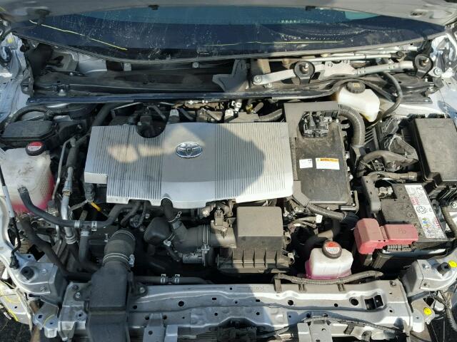 JTDKARFU0G3000206 - 2016 TOYOTA PRIUS SILVER photo 7