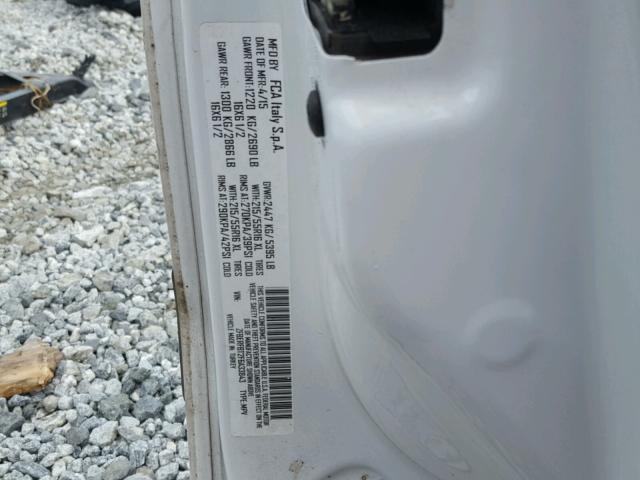 ZFBERFBT2F6A33843 - 2015 RAM PROMASTER 白色 照片 10