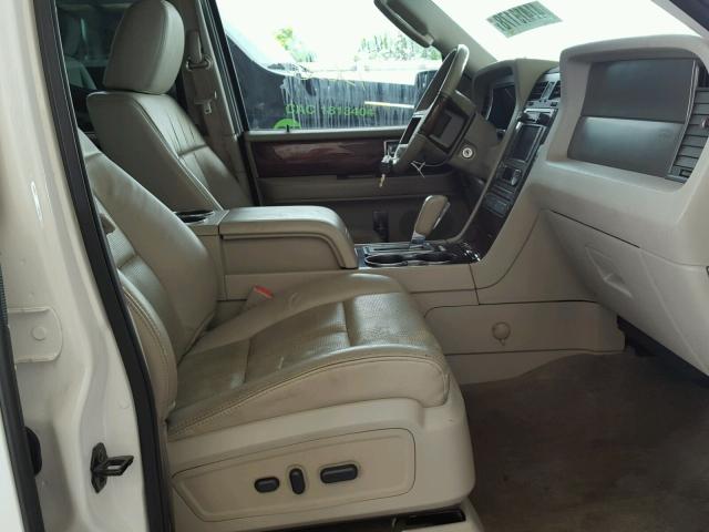5LMJJ2H58DEL02344 - 2013 LINCOLN NAVIGATOR 白色 照片 5