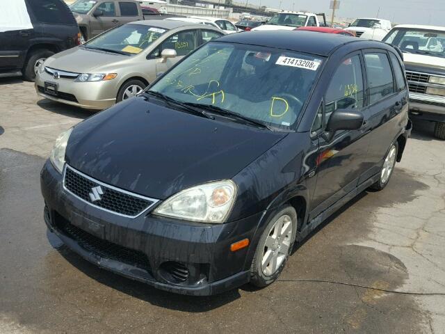 JS2RC62H965352077 - 2006 SUZUKI AERIO BLACK photo 2