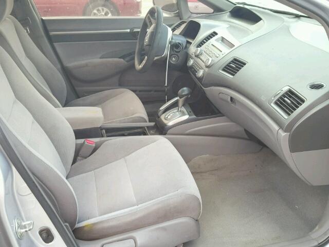 1HGFA16897L074117 - 2007 HONDA CIVIC EX SILVER photo 5