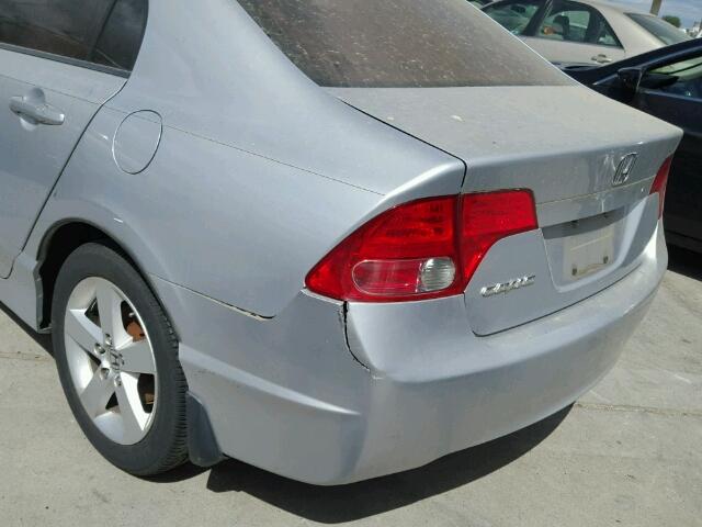 1HGFA16897L074117 - 2007 HONDA CIVIC EX SILVER photo 9