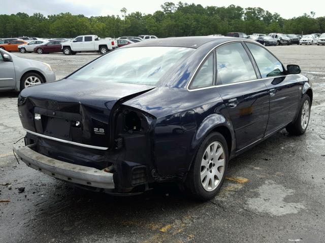 WAUEH24B8YN098289 - 2000 AUDI A6 2.8 QUA BLUE photo 4