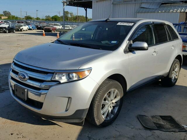 2FMDK3JCXDBA89890 - 2013 FORD EDGE SILVER photo 2