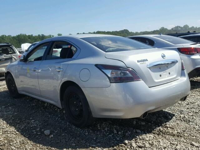 1N4AA5AP5EC460177 - 2014 NISSAN MAXIMA S SILVER photo 3