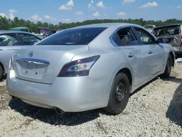 1N4AA5AP5EC460177 - 2014 NISSAN MAXIMA S SILVER photo 4