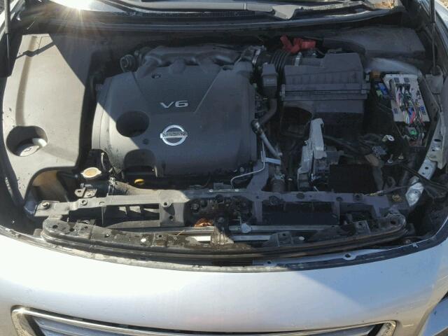 1N4AA5AP5EC460177 - 2014 NISSAN MAXIMA S SILVER photo 7