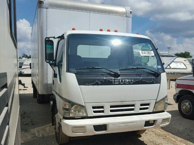 4KLC4B1U86J801342 - 2006 ISUZU NPR WHITE photo 1