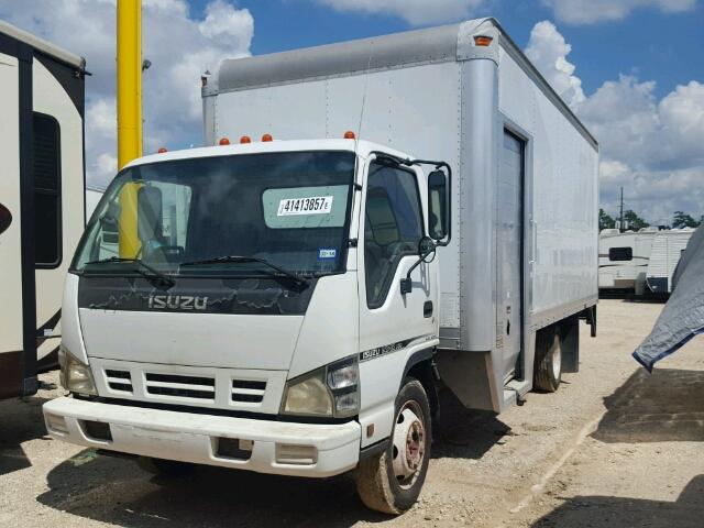 4KLC4B1U86J801342 - 2006 ISUZU NPR WHITE photo 2