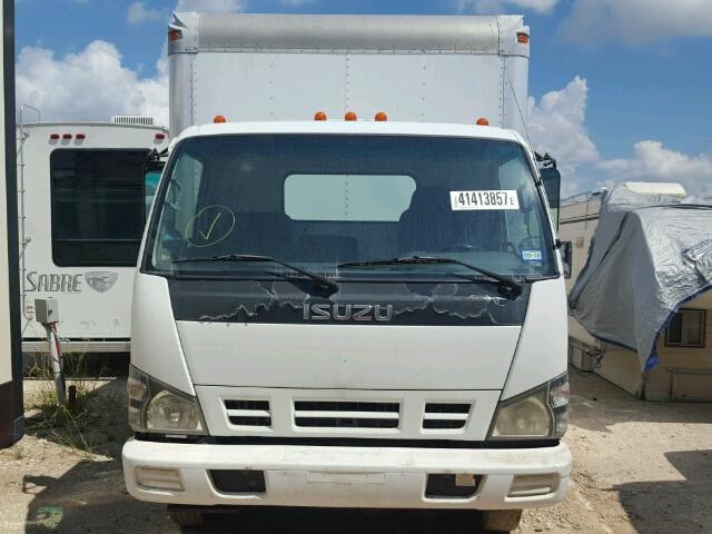 4KLC4B1U86J801342 - 2006 ISUZU NPR WHITE photo 9