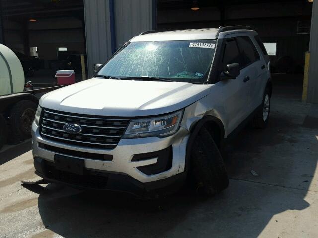 1FM5K7B89HGA21925 - 2017 FORD EXPLORER SILVER photo 2