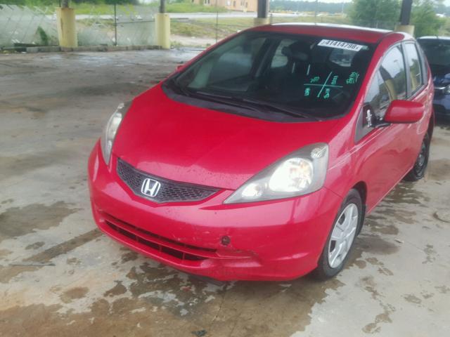 JHMGE8H36DC046948 - 2013 HONDA FIT RED photo 2