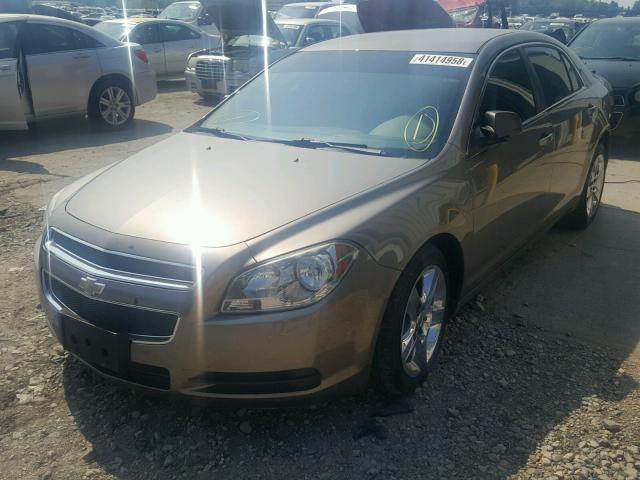 1G1ZA5EU4BF286277 - 2011 CHEVROLET MALIBU LS ყავისფერი ფოტო 2