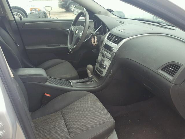 1G1ZC5EB8A4116314 - 2010 CHEVROLET MALIBU 1LT SILVER photo 5