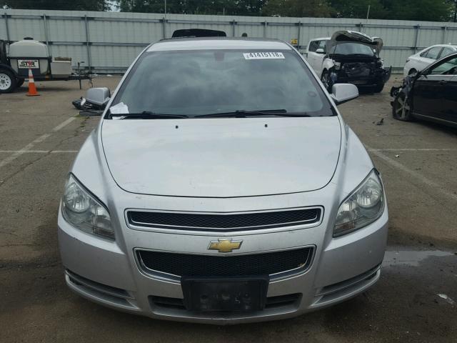 1G1ZC5EB8A4116314 - 2010 CHEVROLET MALIBU 1LT SILVER photo 9