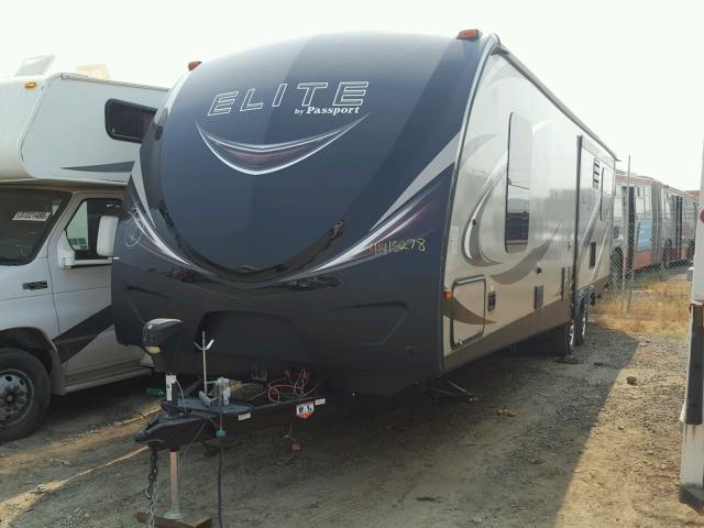 4YDT31R27HT414933 - 2017 KEYSTONE PASSPORT TWO TONE photo 2