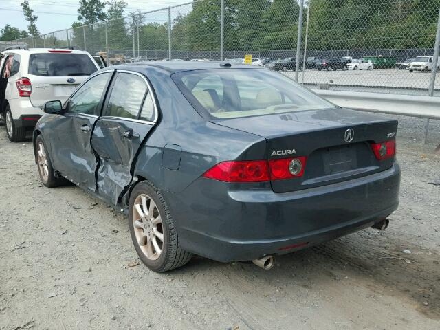 JH4CL96877C006973 - 2007 ACURA TSX TURQUOISE photo 3