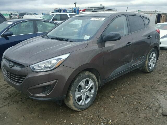 KM8JT3AF3EU813960 - 2014 HYUNDAI TUCSON GLS BROWN photo 2