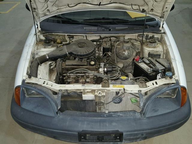 2C1MR226XS6767883 - 1995 GEO METRO BASE WHITE photo 7