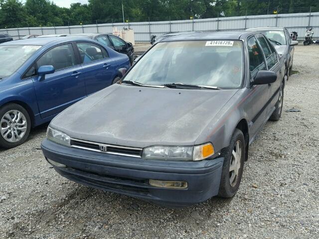 1HGCB7641NA063525 - 1992 HONDA ACCORD DX GRAY photo 2