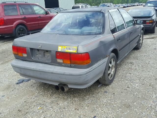 1HGCB7641NA063525 - 1992 HONDA ACCORD DX GRAY photo 4