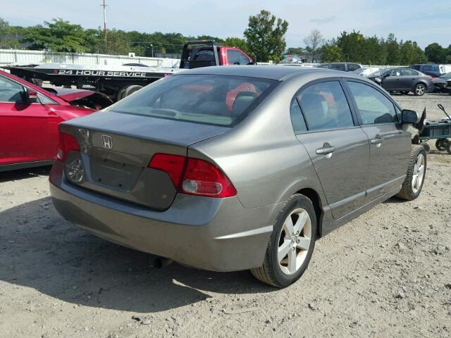 2HGFA16858H328565 - 2008 HONDA CIVIC BEIGE photo 4