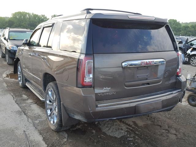 1GKS2CKJ7FR687223 - 2015 GMC YUKON DENA BROWN photo 3