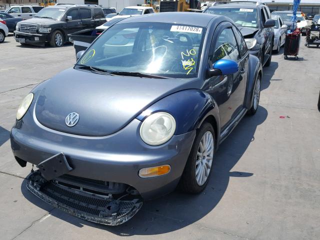 3VWCK21C82M418203 - 2002 VOLKSWAGEN NEW BEETLE GRAY photo 2