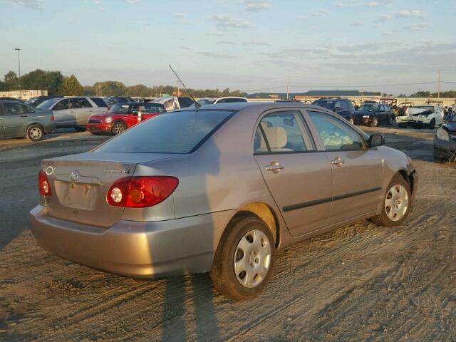 1NXBR32E53Z136321 - 2003 TOYOTA COROLLA CE SILVER photo 4