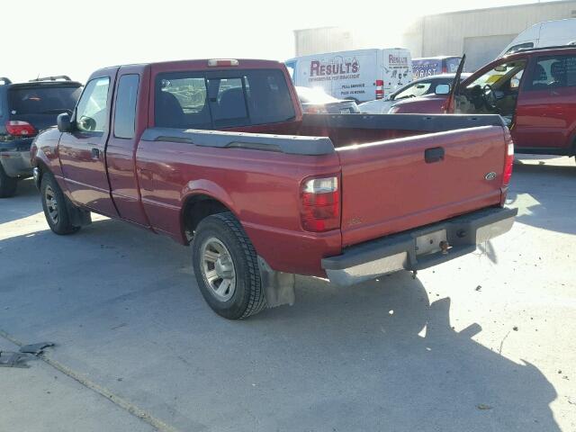 1FTYR14E11PA63217 - 2001 FORD RANGER SUP RED photo 3