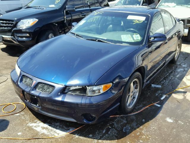 1G2WP52K01F154454 - 2001 PONTIAC GRAND PRIX Mavi foto 2
