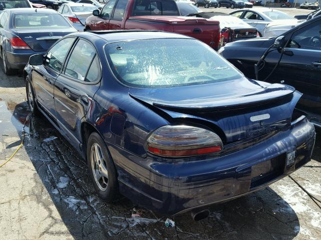 1G2WP52K01F154454 - 2001 PONTIAC GRAND PRIX Mavi foto 3