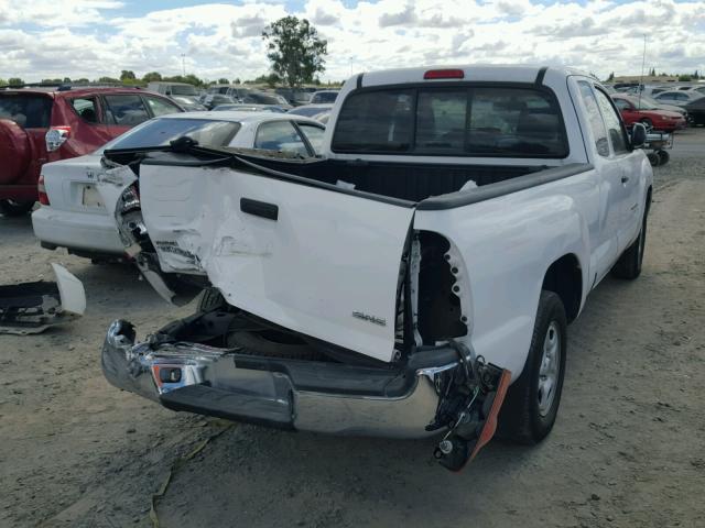 5TETX22N76Z217583 - 2006 TOYOTA TACOMA ACC WHITE photo 4